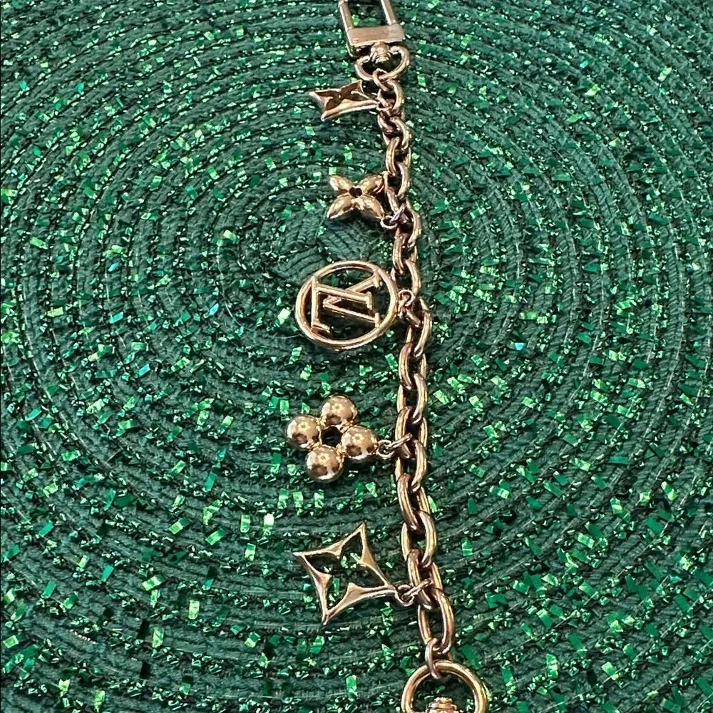 Louis Vuitton Blooming Flowers Chain Bag Charm and Key Holder 10”